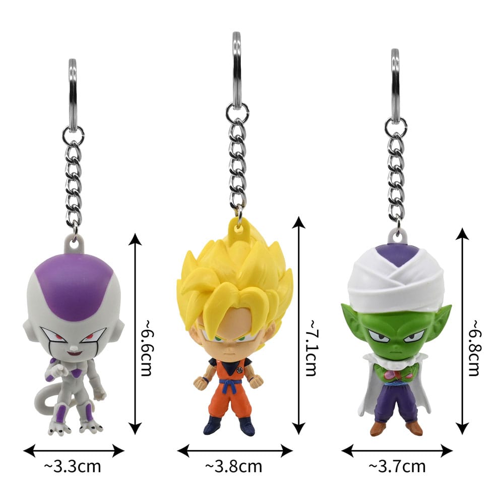 Dragon Ball Z Pocket Hero Nyckelring Serie 1 Blind Box Display (12) YuMe Toys