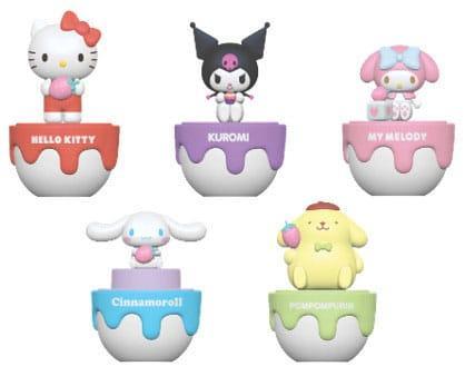 Sanrio Mini Figures Hello Kitty och Vänner 50-årsjubileum 8 cm Display (12) YuMe Toys