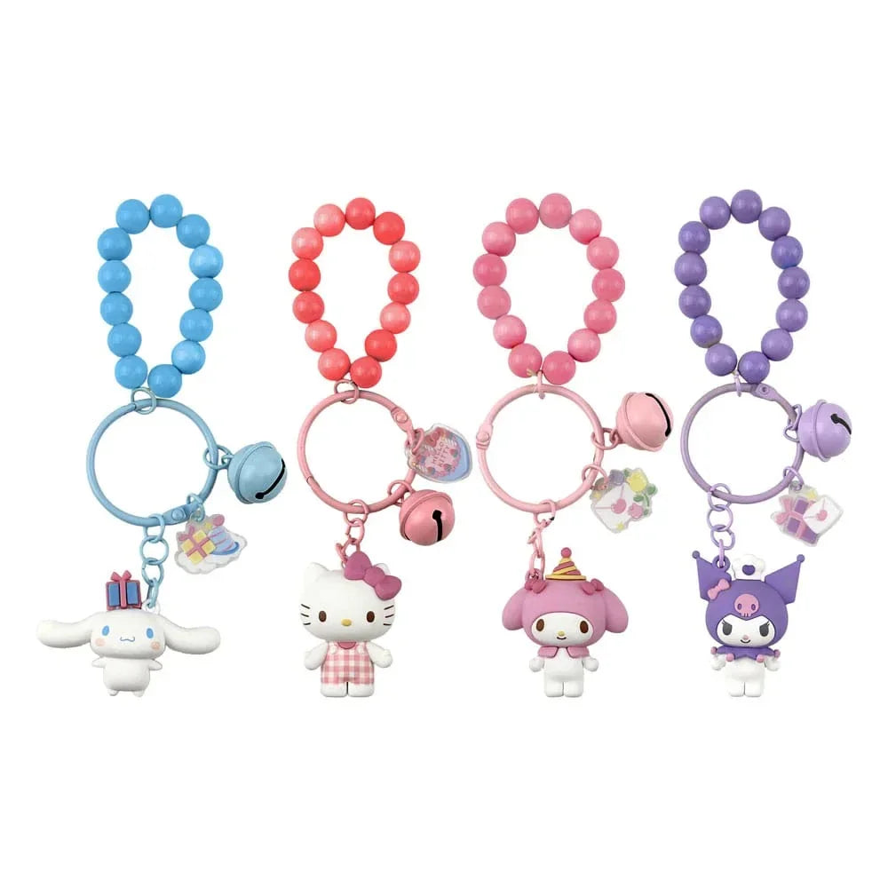 Sanrio Celebration Series Nyckelring och Armband Hello Kitty och Vänner Display (12) YuMe Toys