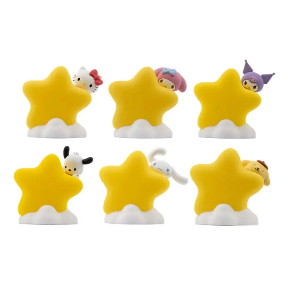 Sanrio Sänglampa Stjärnljus Mini Figurer Hello Kitty och Vänner 8 cm Display (12) YuMe Toys
