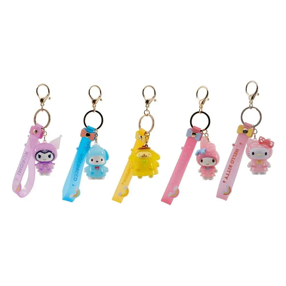 Sanrio Regnjacka Nyckelring med Handtag - Hello Kitty och Vänner (12) YuMe Toys