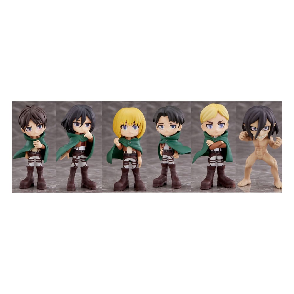 Attack On Titan Anime Serie Minifigurer 9 cm Utställning (6) YuMe Toys