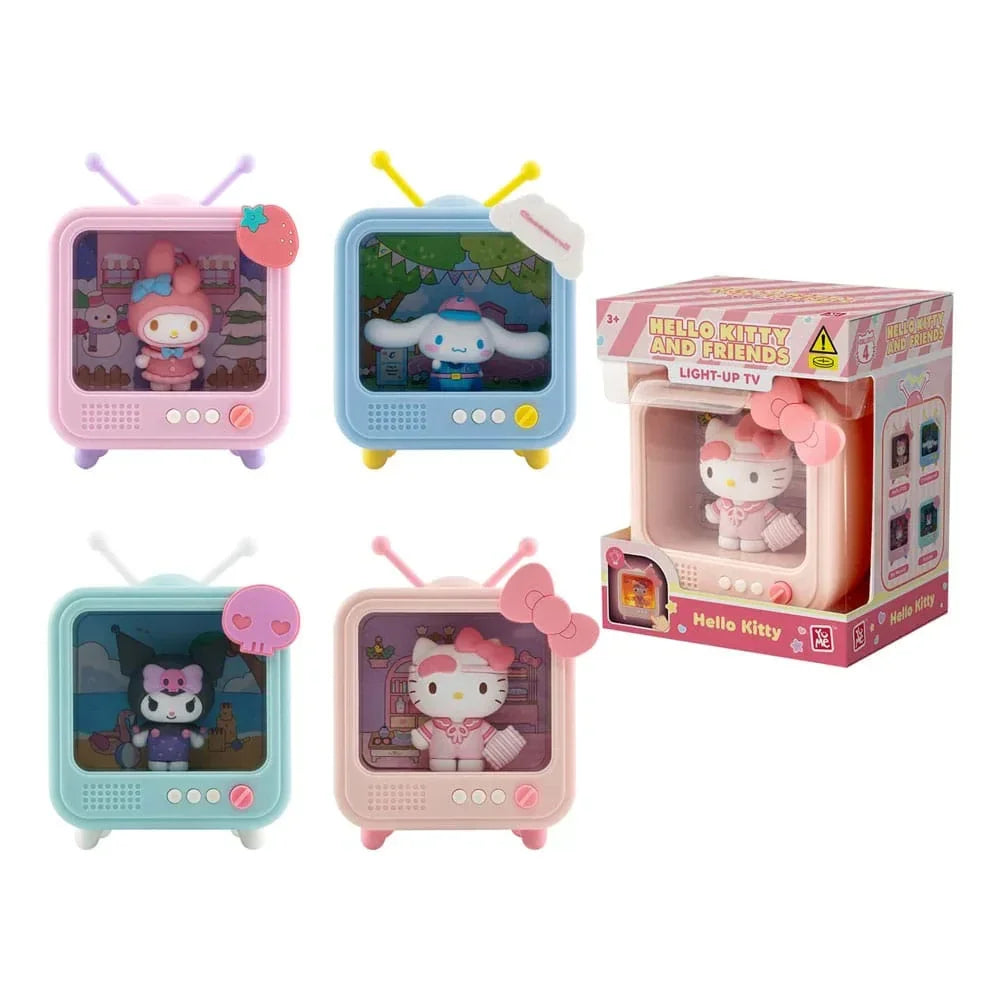 Sanrio Bordslampa Mini Figurer Hello Kitty och Vänner 8 cm Display (8) YuMe Toys