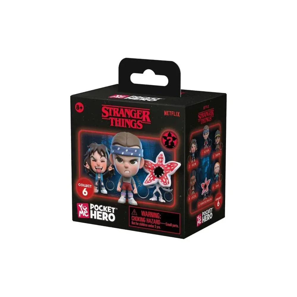 Stranger Things Pocket Hero Nyckelring Display (12) YuMe Toys