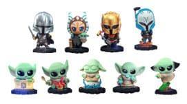 Star Wars The Mandalorian Cosbi Mini Figurer 8 cm Blind Box Display (8) YuMe Toys