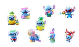 Lilo & Stitch Cosbi Mini Figurer - Blind Box Display (8 stycken) YuMe Toys