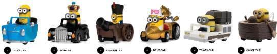 Minions Zoom Hero Pullback Vehicles med Figurer Blind Box Assortment (12) YuMe Toys