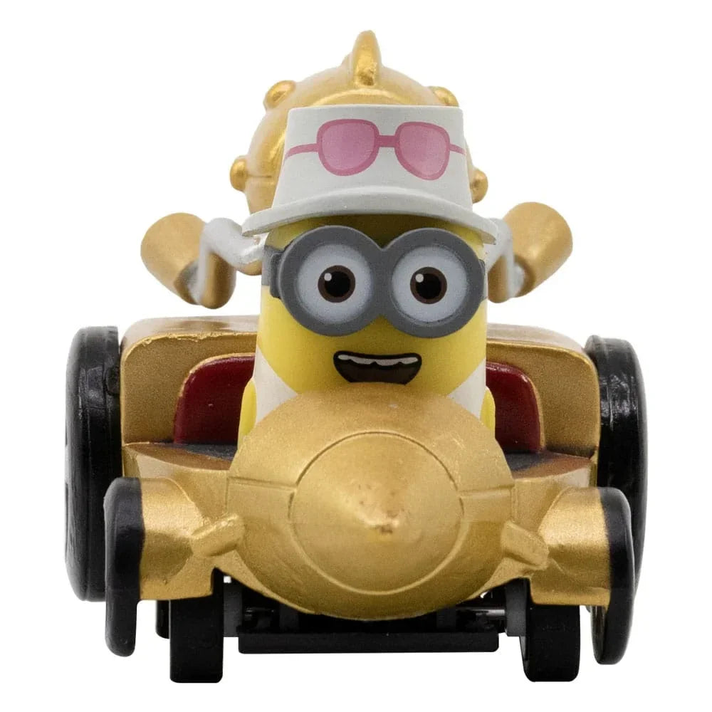 Minions Zoom Hero Pullback Vehicles med Figurer Blind Box Assortment (12) YuMe Toys