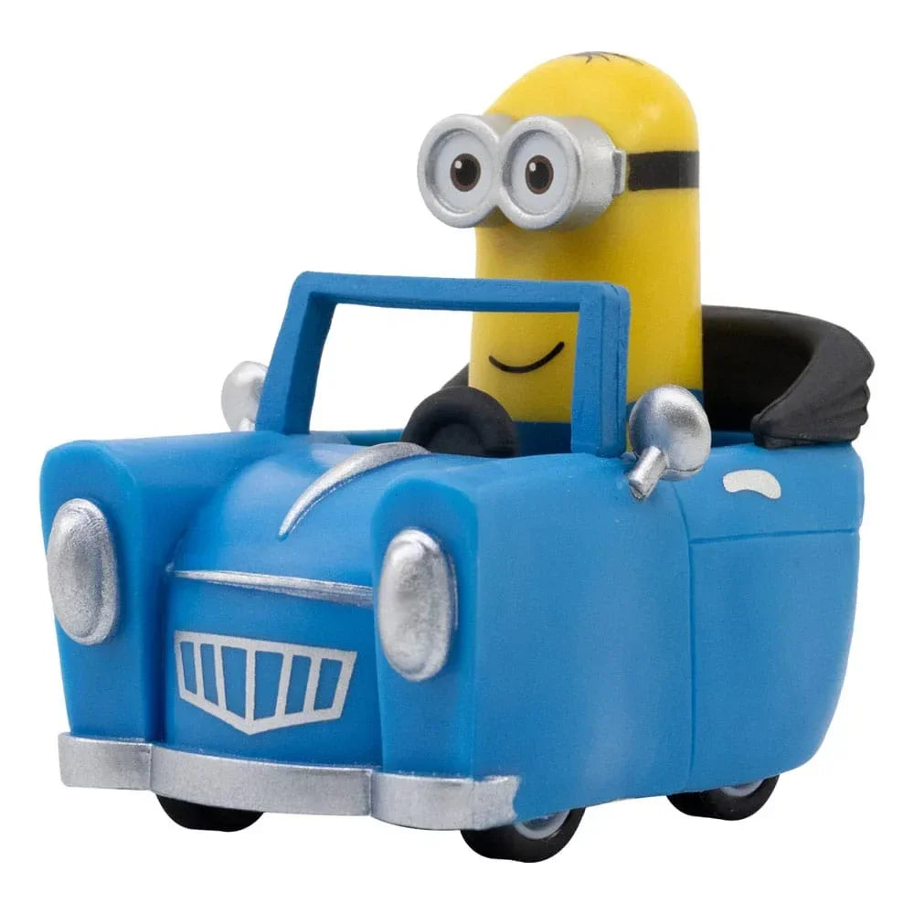 Minions Zoom Hero Pullback Vehicles med Figurer Blind Box Assortment (12) YuMe Toys