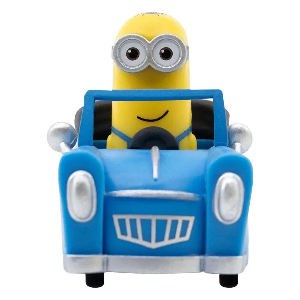 Minions Zoom Hero Pullback Vehicles med Figurer Blind Box Assortment (12) YuMe Toys