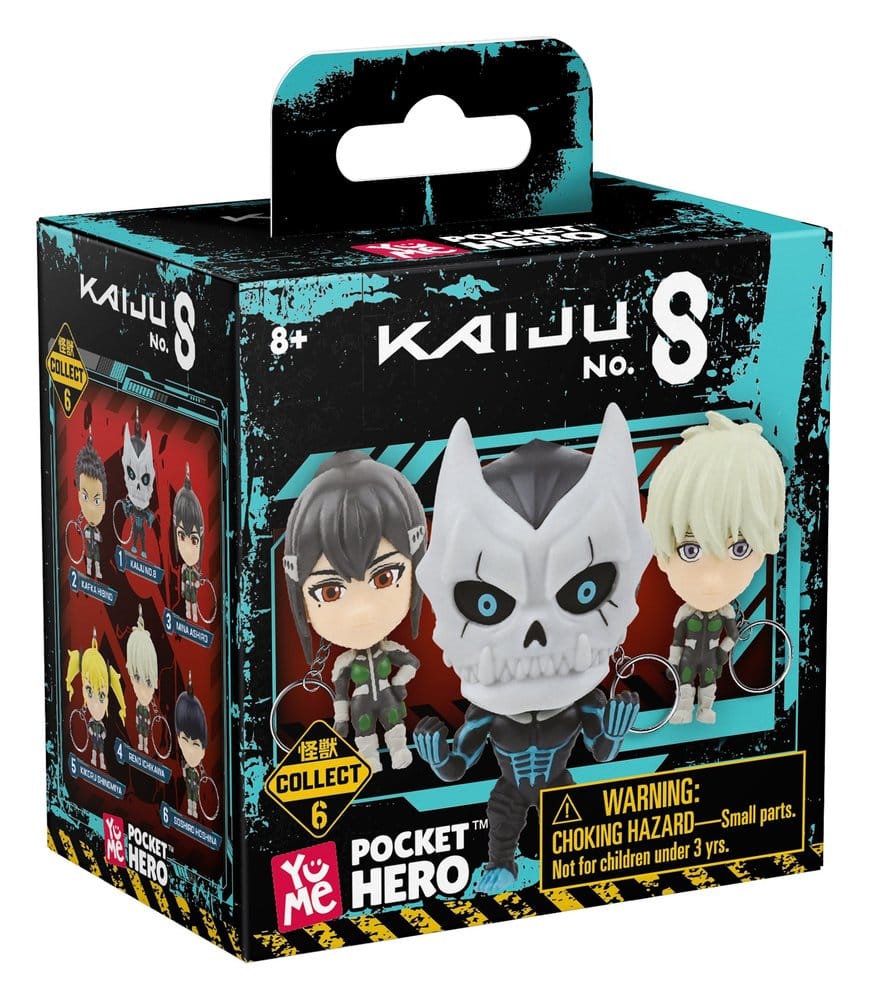Kaiju No. 8 Pocket Hero Keychain Series 1 Blind Box Display (12)