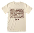 The Legend of Zelda T-Shirt Map Of Kingdom Size M