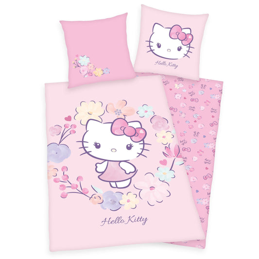 Hello Kitty Påslakan Hello Kitty 135 x 200 cm / 80 x 80 cm