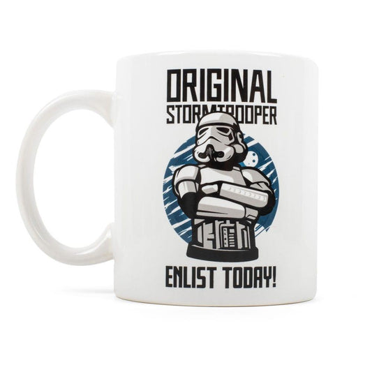 Original Stormtrooper Mugg Enlist Today White - Nerdbutiken