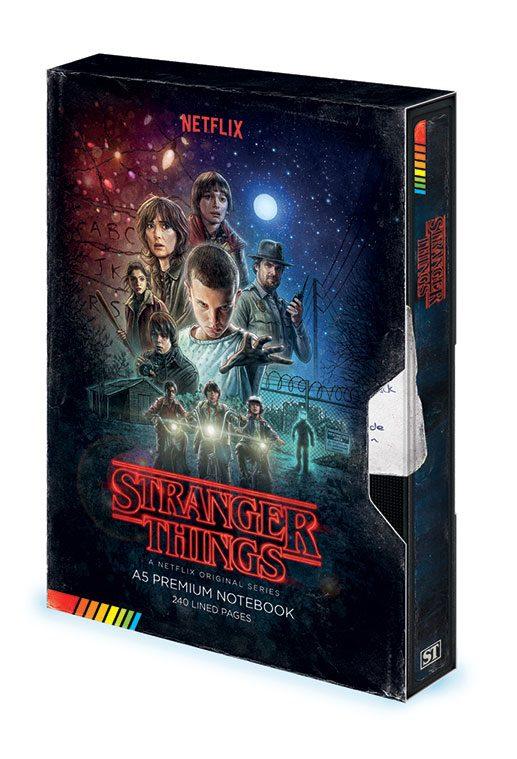Stranger Things Premium Anteckningsblock A5 VHS (S1)