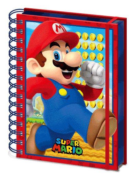 Super Mario 3D Wiro Anteckningsblock A5 Mario