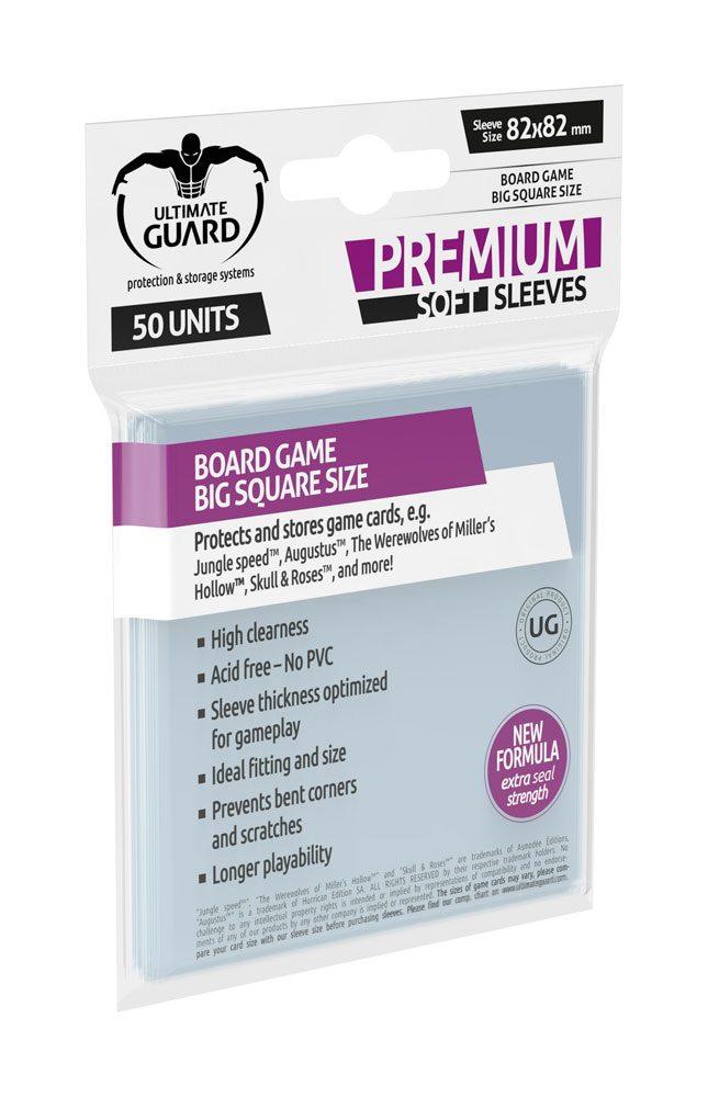 Ultimate Guard Premium Soft Sleeves for Brädspel Cards Big Square (50)
